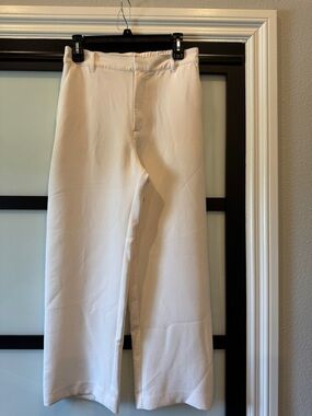 GAP Women's Cream Wide-Leg Pants Size 8